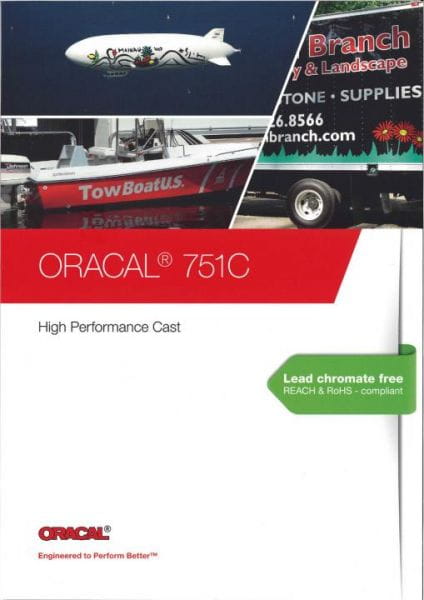 Oracal® 751c Plotterfolie Farbkarte