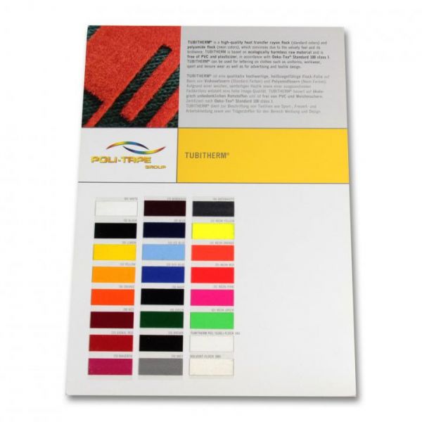POLI-TAPE TUBITHERM® Farbkarte